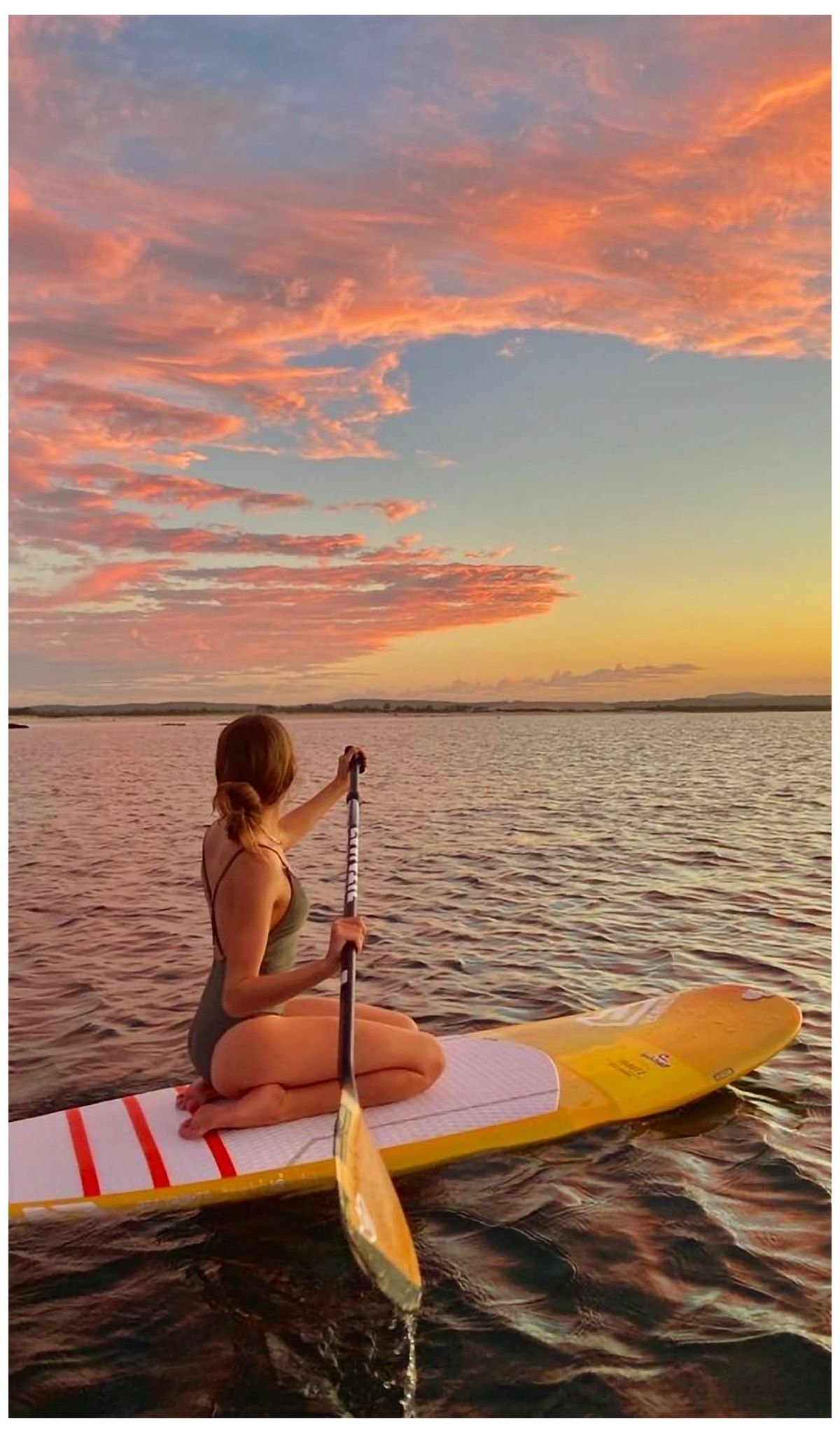 Atardecer en el agua